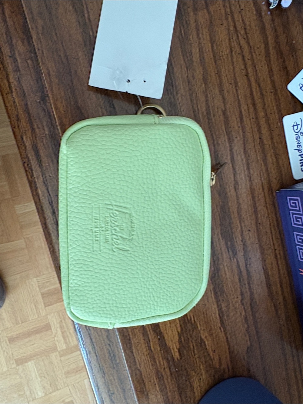 Herschel Supply Company Pebbled Mini Crossbody in Lime Green